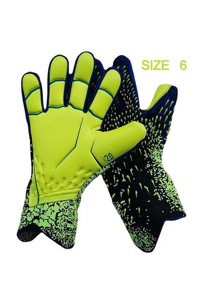 Choice Green-6 Football Goalkeeper Gloves Strong Grip for Soccer Goalie Goalkeeper Gloves with Size 6/7/8/9