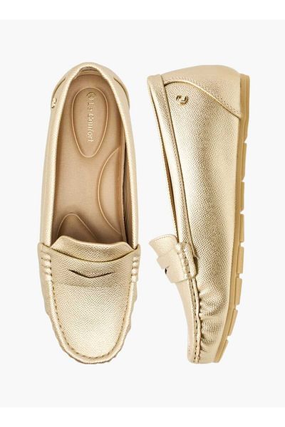 Le Confort Textured Slip-On Loafers