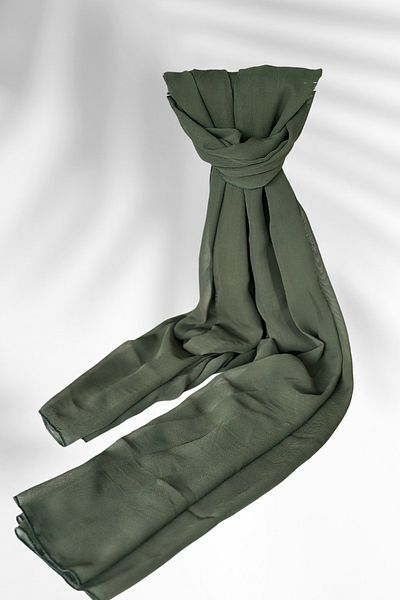 Amine Hüma Khaki Cylinder 75*180 Shawl