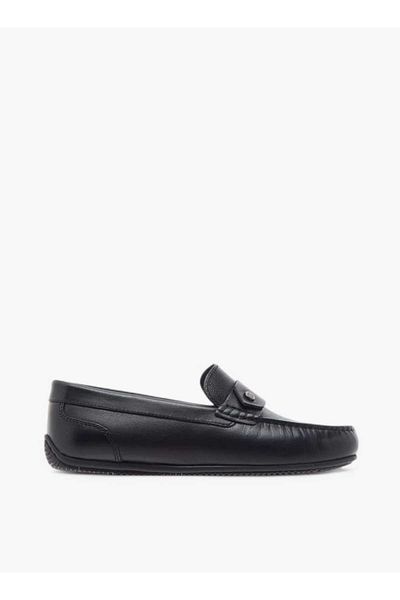 Mister Duchini Textured Slip-On Moccasins