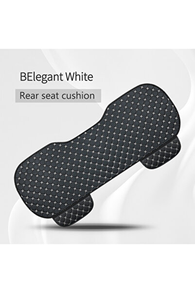 Choice Style 3 White New Pu Leather Car Seat Cover Seat Back Cushion Minimali...