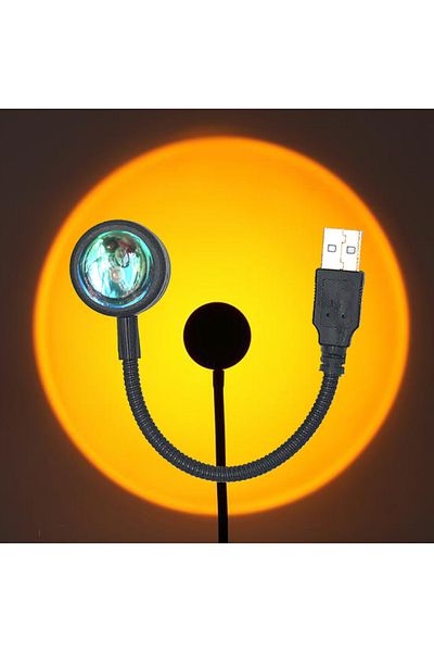 Choice Sunset Yellow Kerokuru USB Sunset Light Lamp Self Photography Light LED Rainbow Neon Night Light Pro