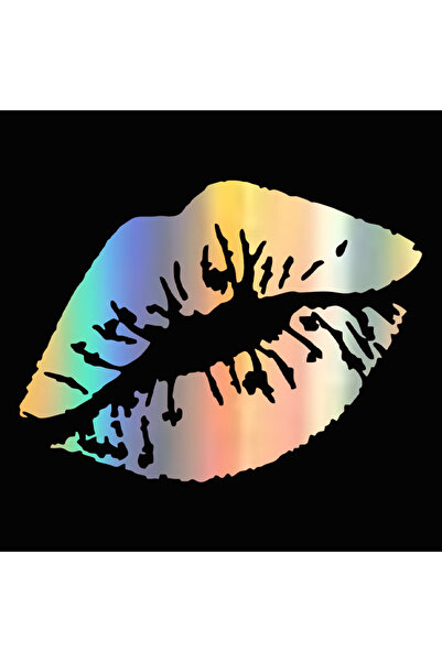 Choice 10CMX7.5CM G091 LASER G091 10X7.5CM ملصق سيارة قبلة الشفاه ديكور سيارة...