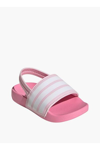 adidas Adidas Girls' Striped Slides with Backstrap Closure - ADILETTE ESTRAP I