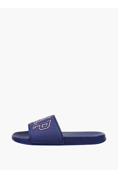 GAP Men's Logo Embossed Slip-On Beach Slides