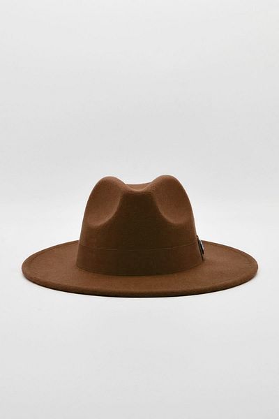 Külah Men's Fedora Hat Brown