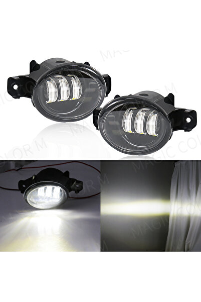 Choice مصابيح ضباب LED بيضاء D قطعتين للسيارة، مصابيح تشغيل نهارية DRL لنيسان...