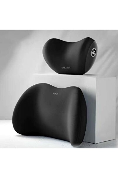 Choice7 طقم مسند رأس السيارة باللون الأسود، ودعم أسفل الظهر، ووسادة كتف، ووسا...