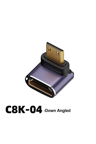 Choice Type 4 HDMI-Compatible Adapter 90 270 Degree Right Angle Male to Female Converter 8K HD Connector Mi