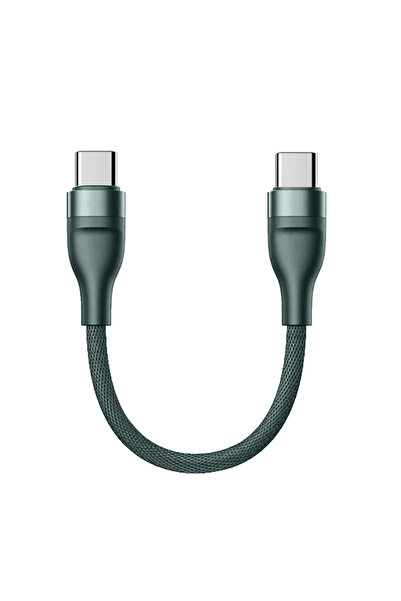 Choice كابل شحن سريع PD60W من النوع C إلى النوع C بطول 0.25 متر - أخضر، كابل ...