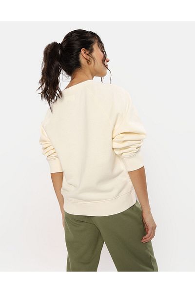AMERICAN EAGLE سويت شيرت جرافيكي بأكمام راجلان من AE
