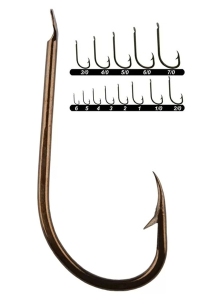 YOUVELLA 1428 Sazan Iğnesi Dövme Kalın 100'lü Kutu Bronz 3/0