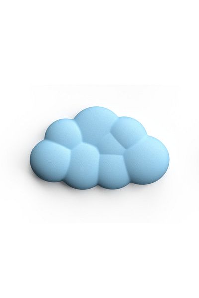 Choice لوحة ماوس Blueshort مع مسند للمعصم ولوحة مفاتيح سحابية مضادة للانزلاق من إسفنج الذاكرة لسطح المكتب وفأرة ألعاب