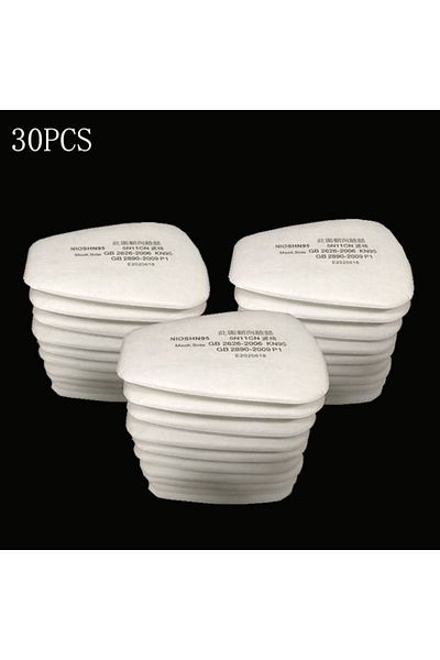 Choice 30pcs 5n11 Dust Cotton Filter Paper 501 Holder For 3m 6001/6200/7502/6800 Chemical Spraying Painting