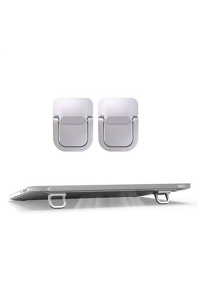 Choice 2PCS-ZJ05-silver Laptop Stand For Computer Holder Mini Portable Legs For Macbook Huawei Samsung Xiao