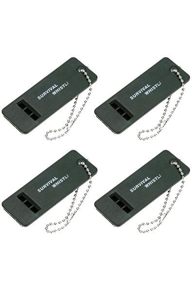 APWIKOGER 4 قطع من 1 إلى 10 قطع من صفارات 3 ترددات عالية الديسيبل للنجاة من ا...