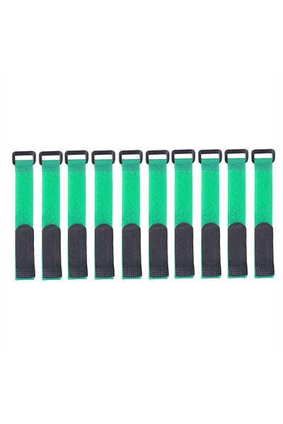 Choice green 10pcs 10pcs Fishing Rod Tie Holder Strap Suspender Fastener Hook Loop Ties Belt Fishing Rod St