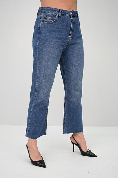 Koza Butik Jean Mom cu talie înaltă pentru femei 4418-25 DPL-968