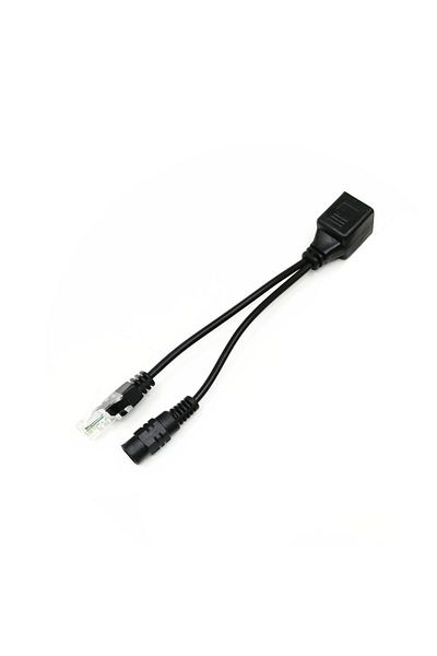 Choice black B 1 Pair Passive Power Over Ethernet Adapter Cable POE Cable POE Splitter RJ45 Injector Power