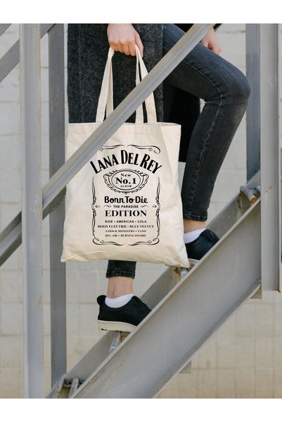 Cemira Lana Del Rey Born to Die Thick Canvas Tote Bag, Pinterest Bag
