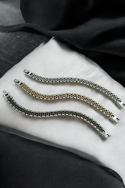 Çlk Accessories سوار الرجال الصلب RLX نموذج سوار 707620