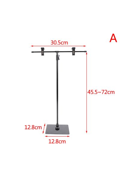 KOQZM A Photography Accessories Professional T-shape Backdrop Stand Photo Background Props Poster Stand C.