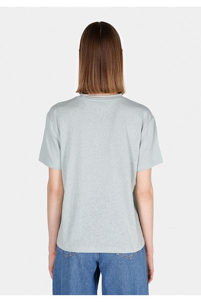 Colin's Regular Fit Round Neck Plain Women's Green Short Sleeve T-Shirt
