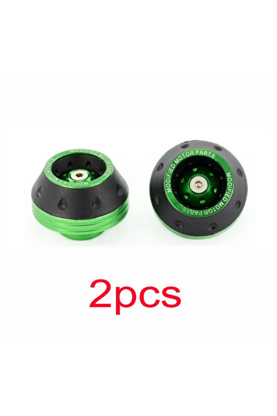 Choice13 2Pcs Green 2/4Pcs Universal Motorcycle Wheel Protection Crash Pad Mo...