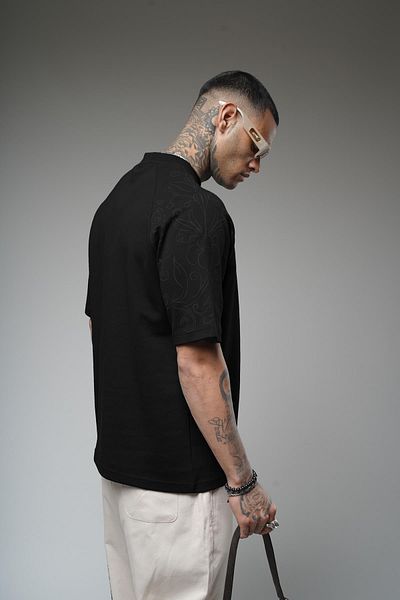 king brich Μπλουζάκι με στάμπα Raglan Oversize Fit