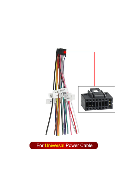 Choice Cable 16Pin 16 Pin to ISO Wiring Harness Adapter 16P Plug ISO Connecto...