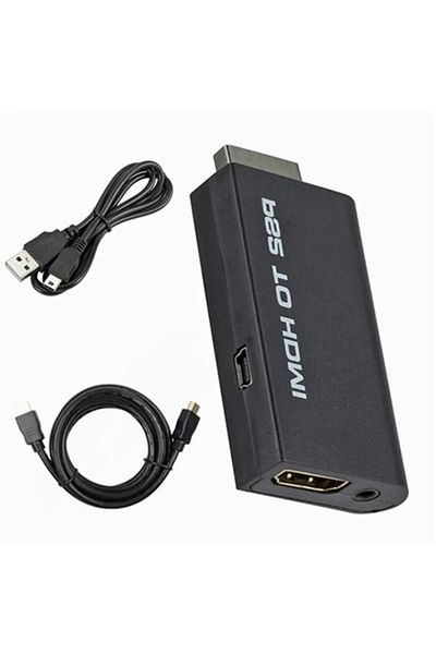 PzzPss Product B PzzPss PS2 to HDMI-compatibale Audio Video Converter 480i/480p/576i With 3.5Mm Audio Outpu