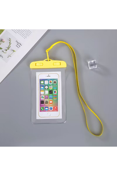 JETTING Yellow Outdoor Universal Waterproof Pouch Swimming Beach Dry Bag Case...