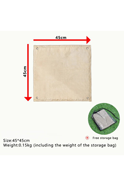 Choice 45x45cm 1Pc Outdoor Camping Fireproof Cloth Picnic Barbecue Insulation...