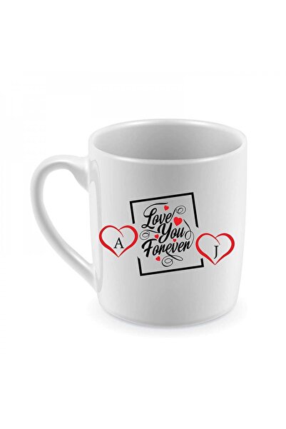 Be Care Coffee and tea mug, heat printing, double-sided design, A&J letters