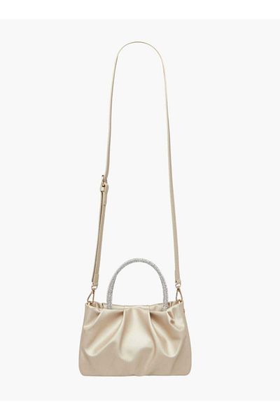 Flora Bella by Shoexpress Flora Bella Logo Detail Tote Bag with Embellished Top Handles