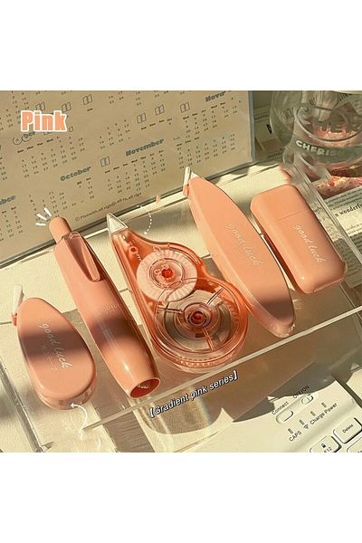 Choice Pink 5PC Instagram Style Creative Correction Belt with High Aesthetic Value Minimalist Correction Be
