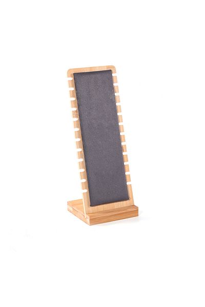Choice grey Fashion Wood Necklace Display Stand Large Capacity Pendant Bracelet Anklet Long Chain Jewelry S