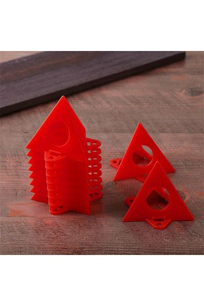 Choice 10pcs red 10Pcs Pyramid Stands Painter's Painting Stands Mini Cone Paint Stands for Canvas and Door