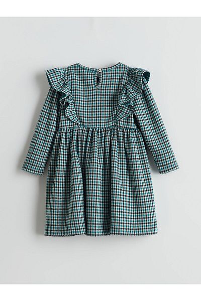 LC Waikiki Plaid Girl's Steel Interlock Dress