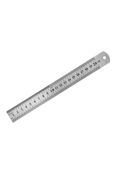 Choice 200mm Stainless Steel Metal Ruler Metric Rule Precision Double Sided Measuring Tools