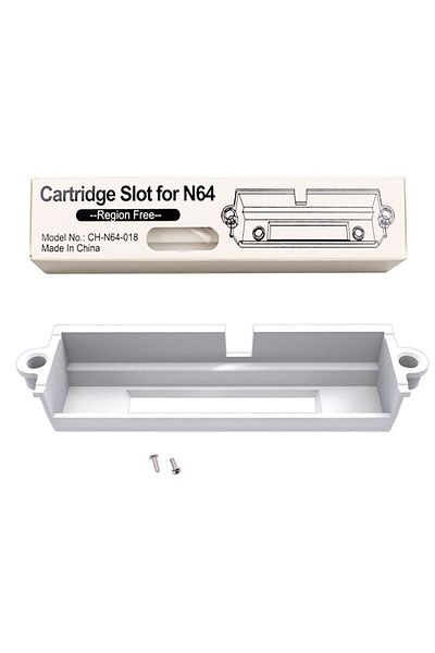 MIIQNUS white Region Free Game Cartridge Slot Durable US JAPAN Games Game Cartridge Adapter Universal N64 Ca
