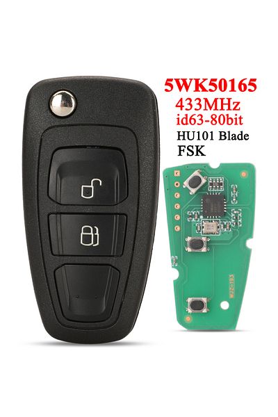 Choice 2BT 5WK50165 jingyuqin Car Remote Key 4D83 FSK 433Mhz For Ford C-Max Focus Galaxy Ranger Mondeo S-M