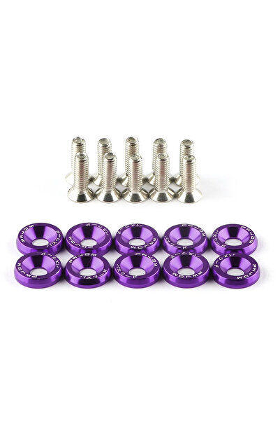 Choice4 10 قطع من مثبتات سداسية اللون الأرجوانية العالمية M6 المعدلة لمحرك ال...