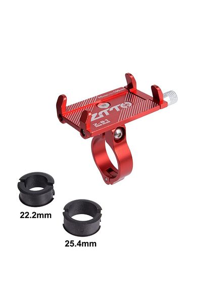 ZTTO Red ZTTO Bicycle Phone Holder Reliable Mount Universal MTB Mobile Cell GPS Metal Motorcycle Holder o