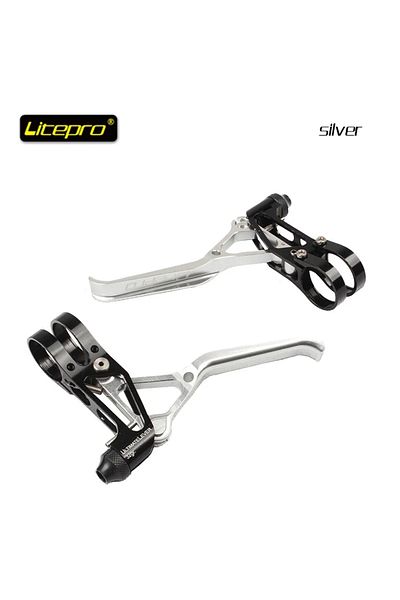Choice Silver LP Litepro folding bicycle brake lever ultralight CNC 64g folding bike road bike small wheel