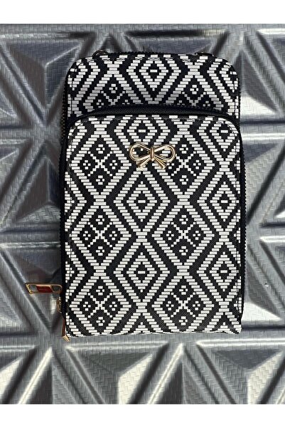 erdoğdu shoe butik 3 Bölmeli Desenli Kadın El Çantası