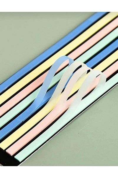 zuixua New Generation Stripe Transparent Postit Pastel Colors