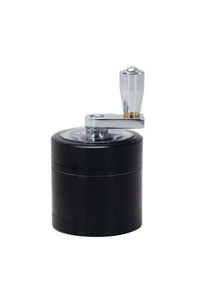 Choice Black New 4-layer Tobacco Grinder 40MM Manual Metal Zinc Alloy Herb Mill Spice Crusher Smoke Grinder