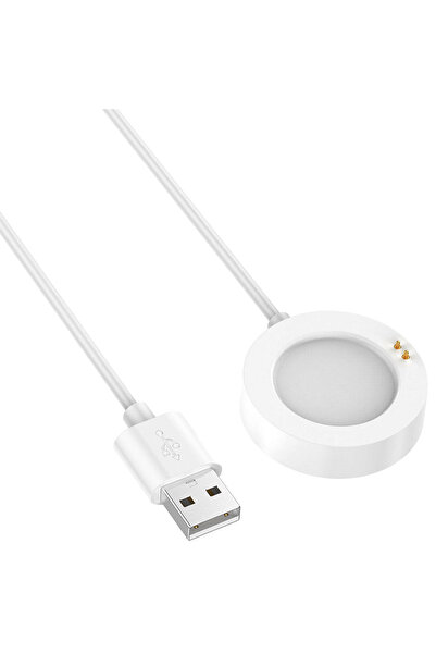 Choice كابل شحن أبيض لساعات Watch5/2، كابل شحن USB لساعات Watch S4/S2/S3/Watc...