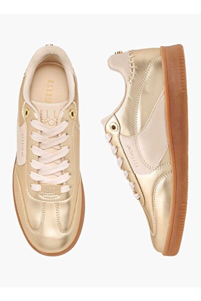 ELLE Women's Panelled Sneakers with Lace-Up Closure